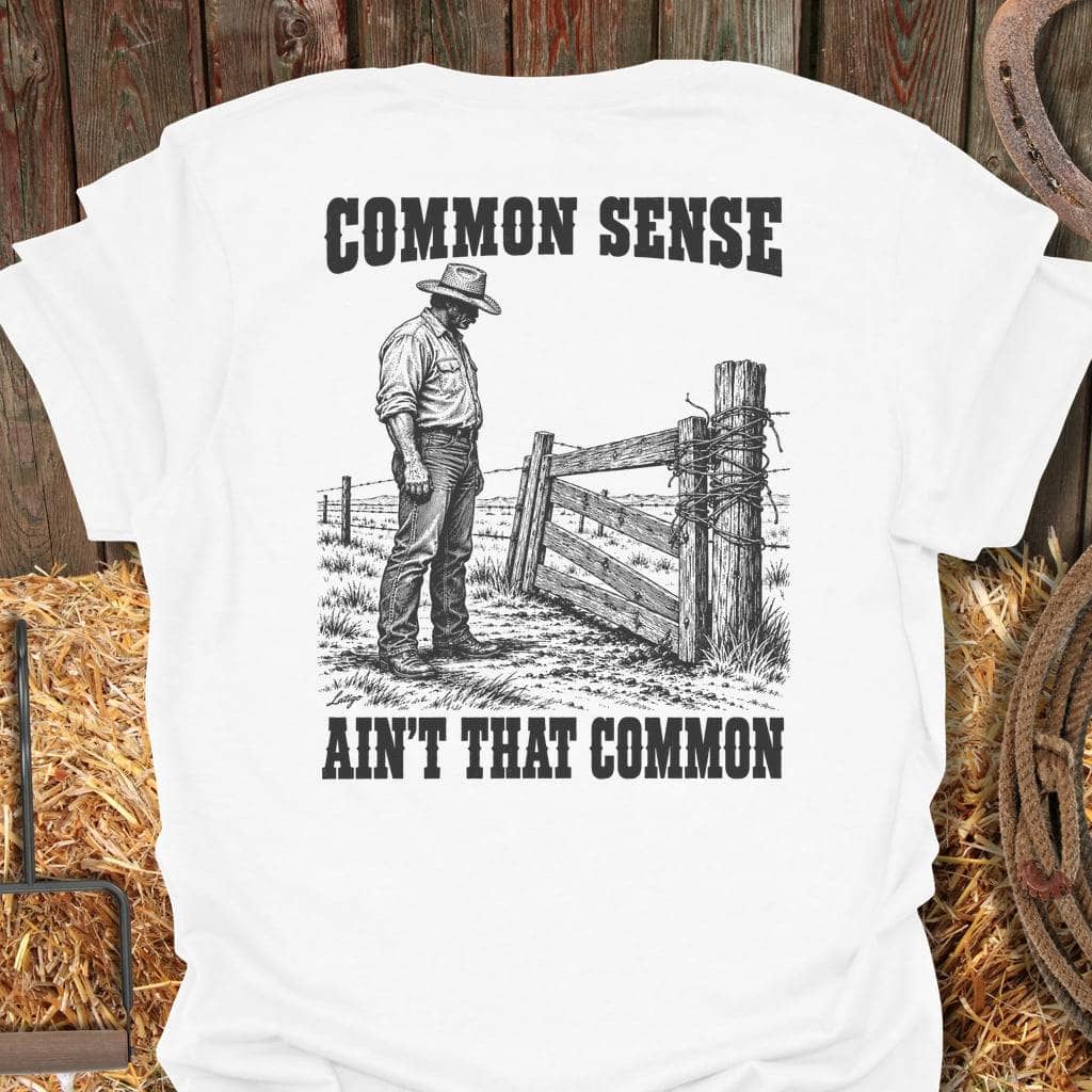 Printify T-Shirt White / S Common Sense Tee