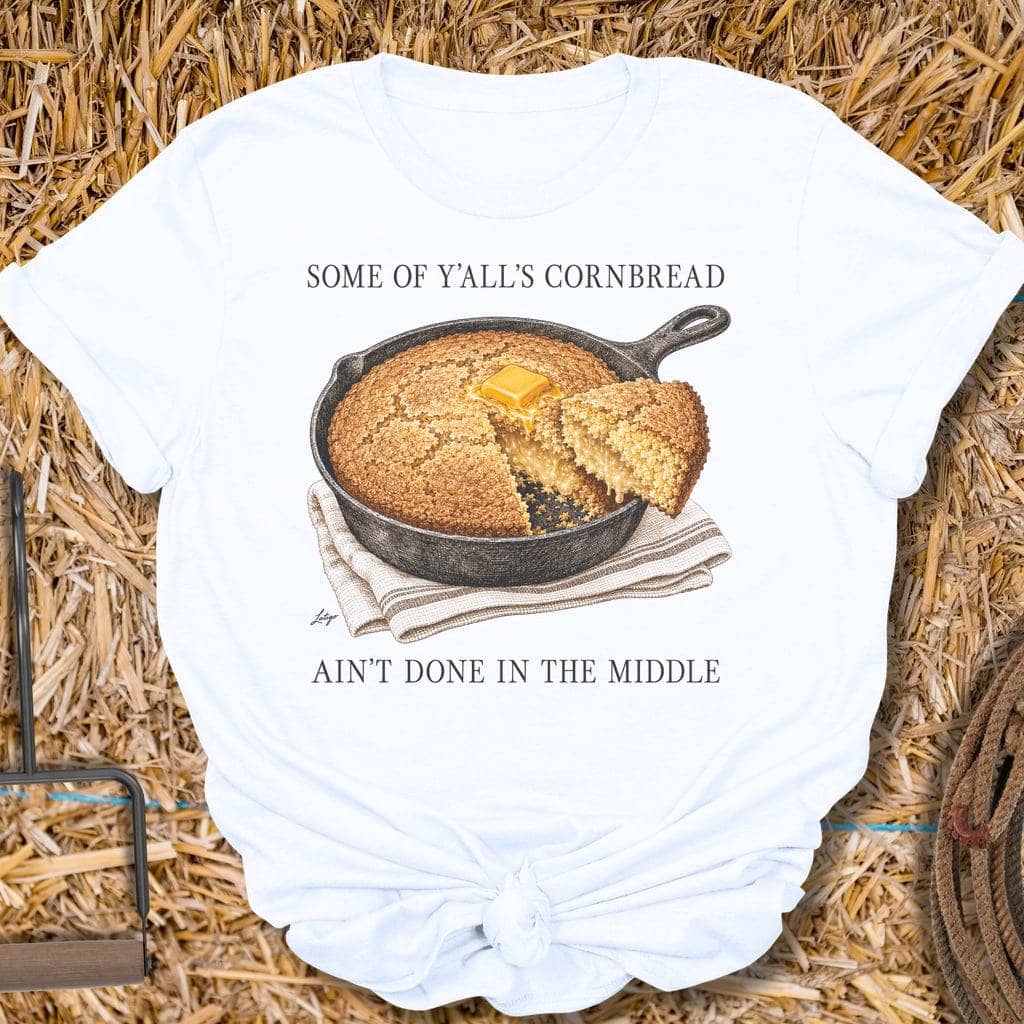 Printify T-Shirt White / S Cornbread Tee
