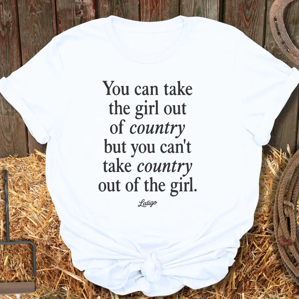 Printify T-Shirt White / S Country Tee