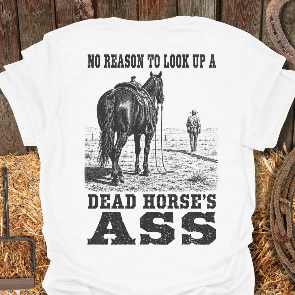 Printify T-Shirt White / S Dead Horse Tee