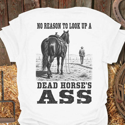 Printify T-Shirt White / S Dead Horse Tee