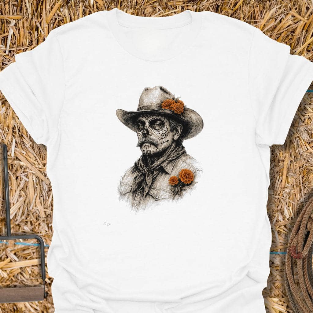 Printify T-Shirt White / S Dia Vaquero Tee