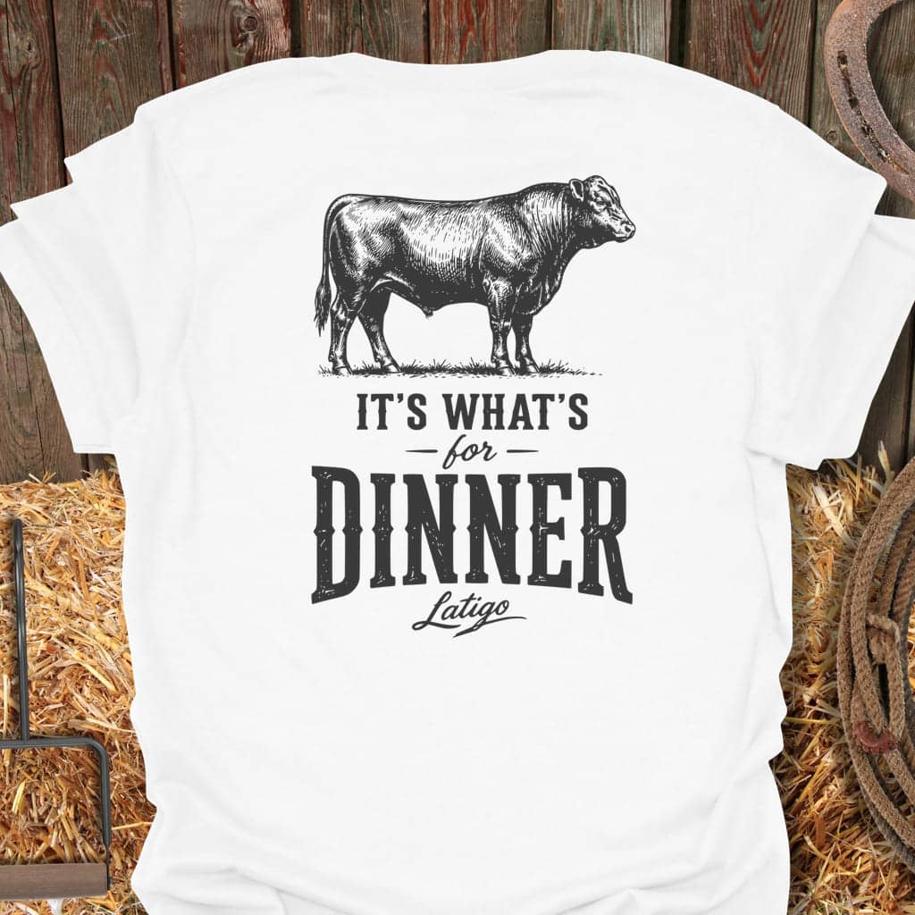 Printify T-Shirt White / S Dinner Tee