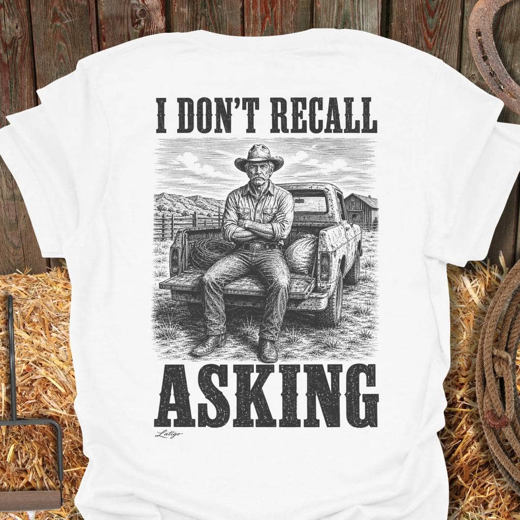 Printify T-Shirt White / S Don't Recall Tee