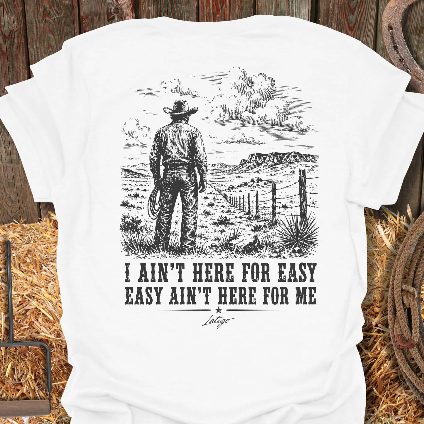 Printify T-Shirt White / S Easy Tee