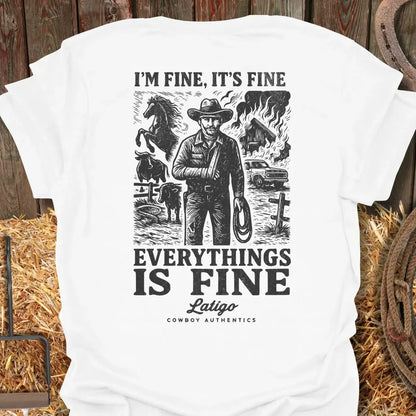 Printify T-Shirt White / S Fine Tee