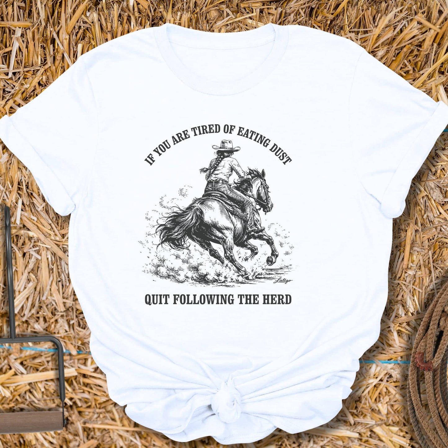 Printify T-Shirt White / S Following Tee