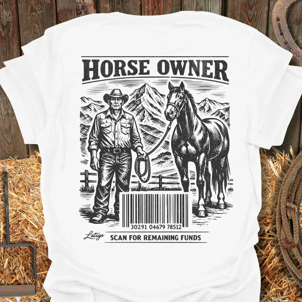 Printify T-Shirt White / S Horse Owner Tee