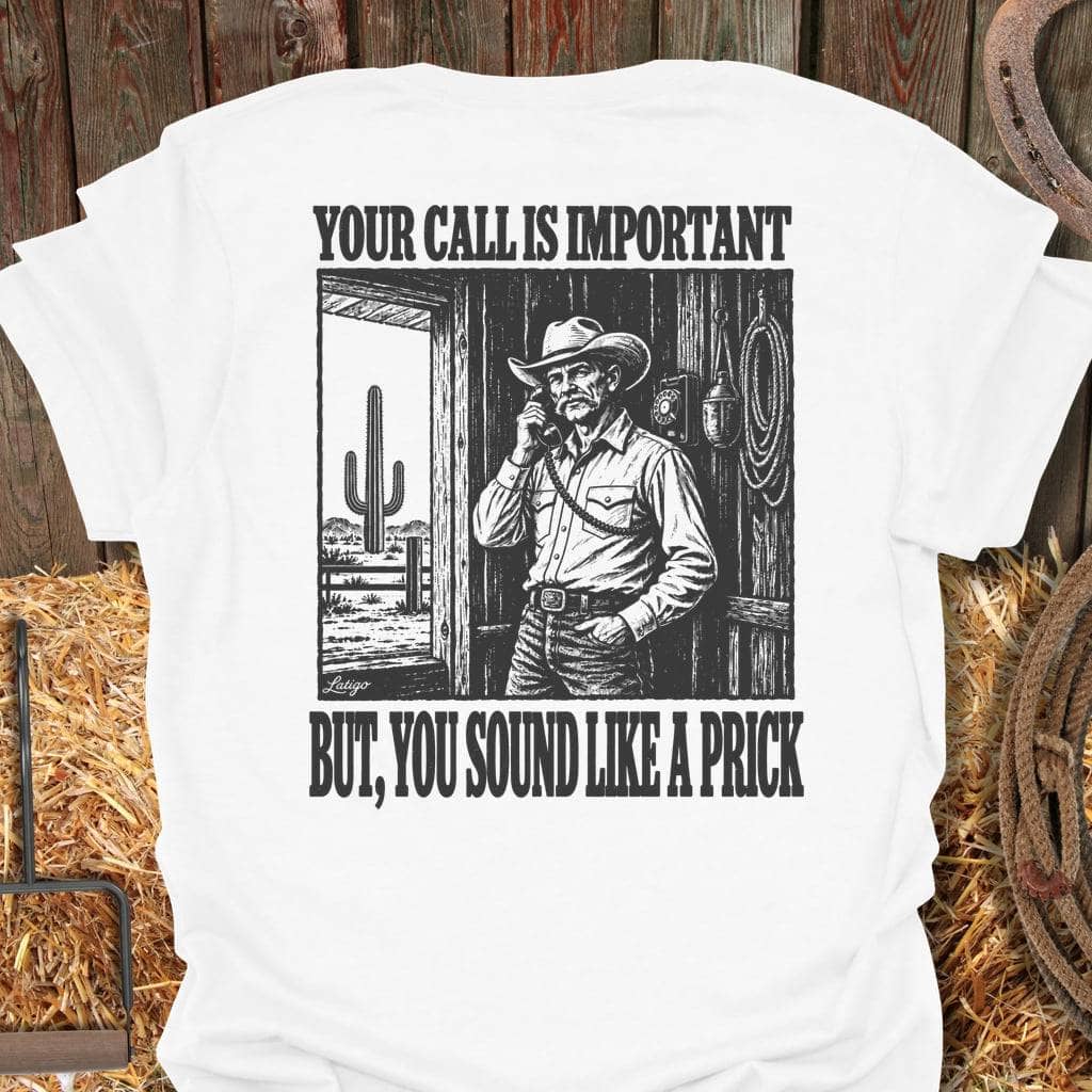 Printify T-Shirt White / S Important Call Tee