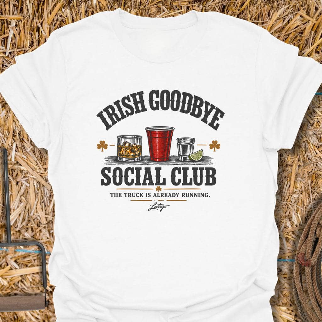 Printify T-Shirt White / S Irish Goodbye Tee