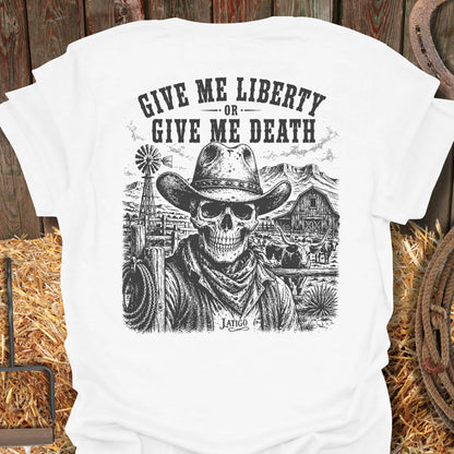 Printify T-Shirt White / S Liberty Tee