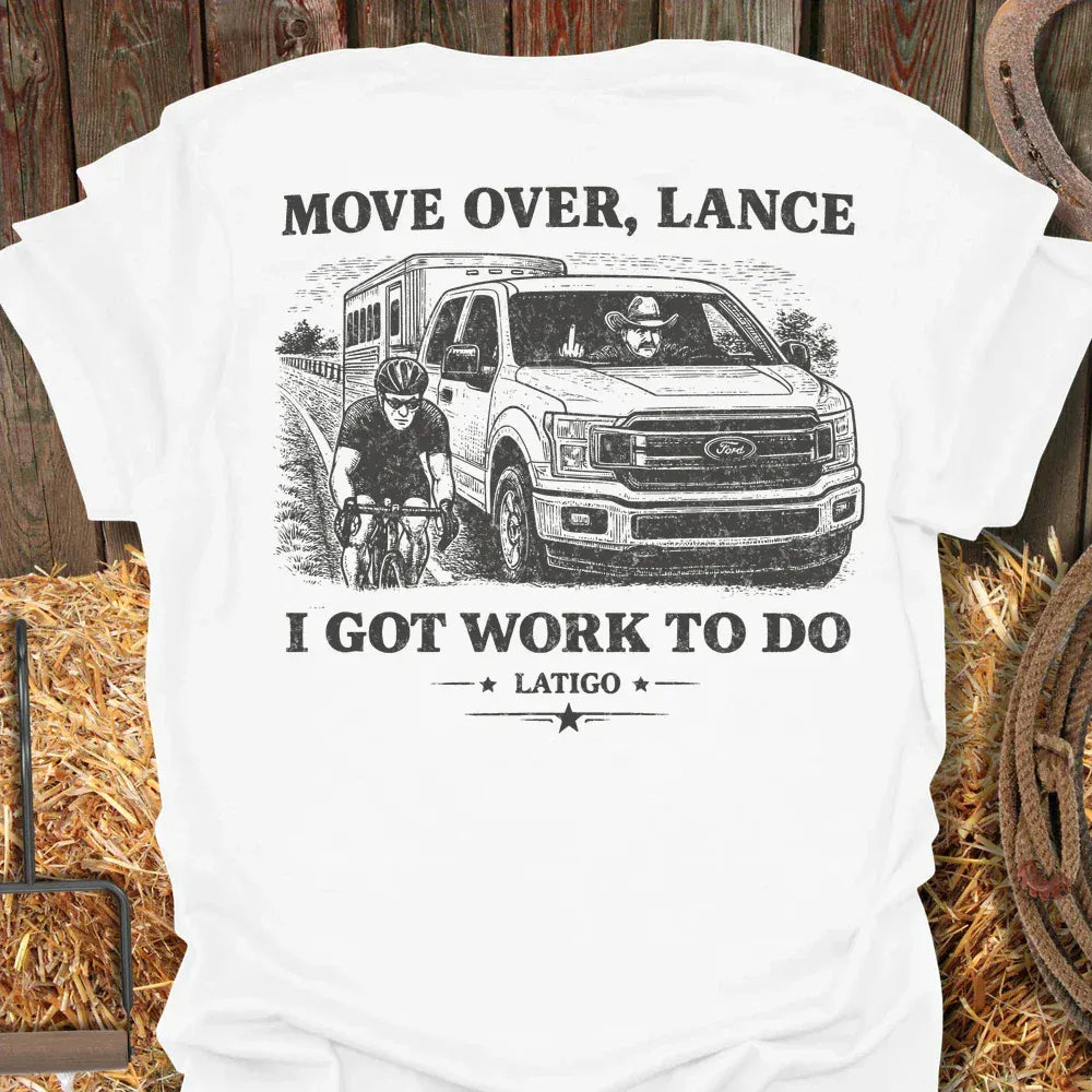 Printify T-Shirt White / S Move Over Lance Tee