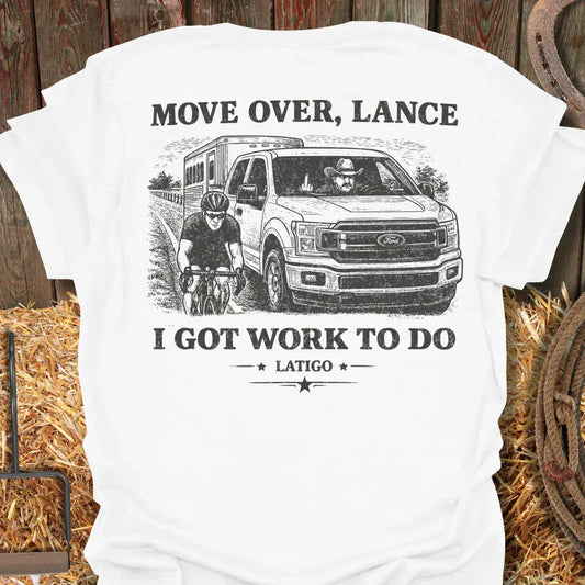 Printify T-Shirt White / S Move Over Lance Tee