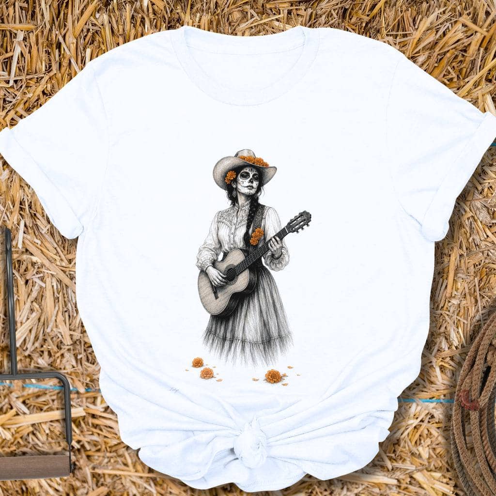 Printify T-Shirt White / S Muerta Ballad Tee