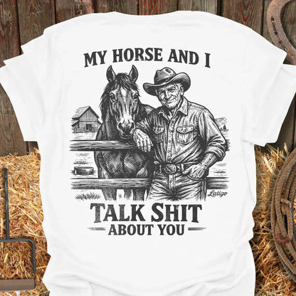 Printify T-Shirt White / S My Horse Tee