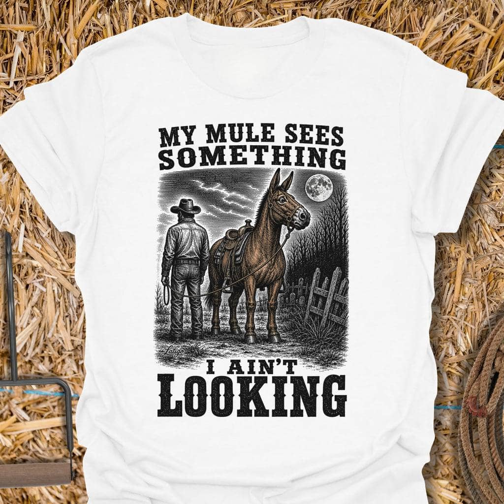 Printify T-Shirt White / S My Mule Tee
