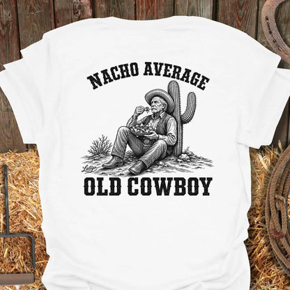 Printify T-Shirt White / S Nacho Average Tee
