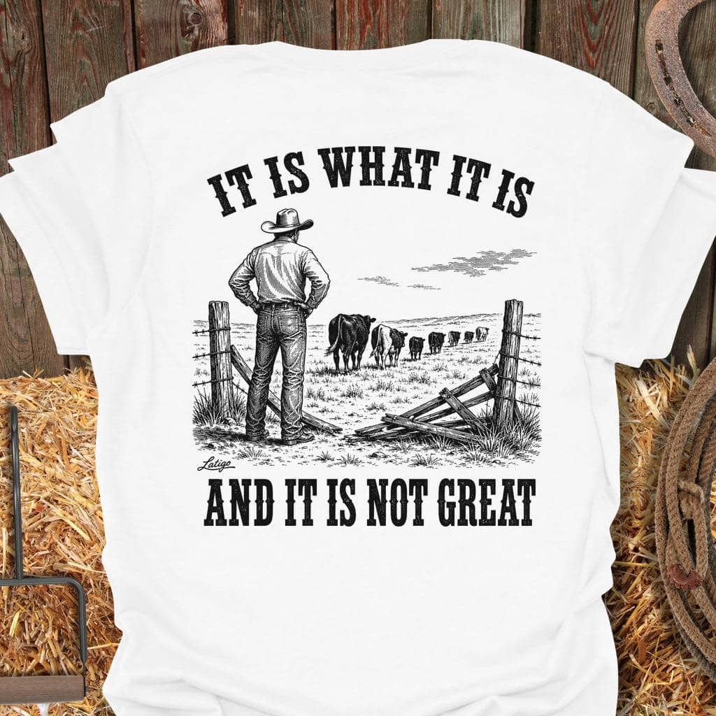 Printify T-Shirt White / S Not Great Tee
