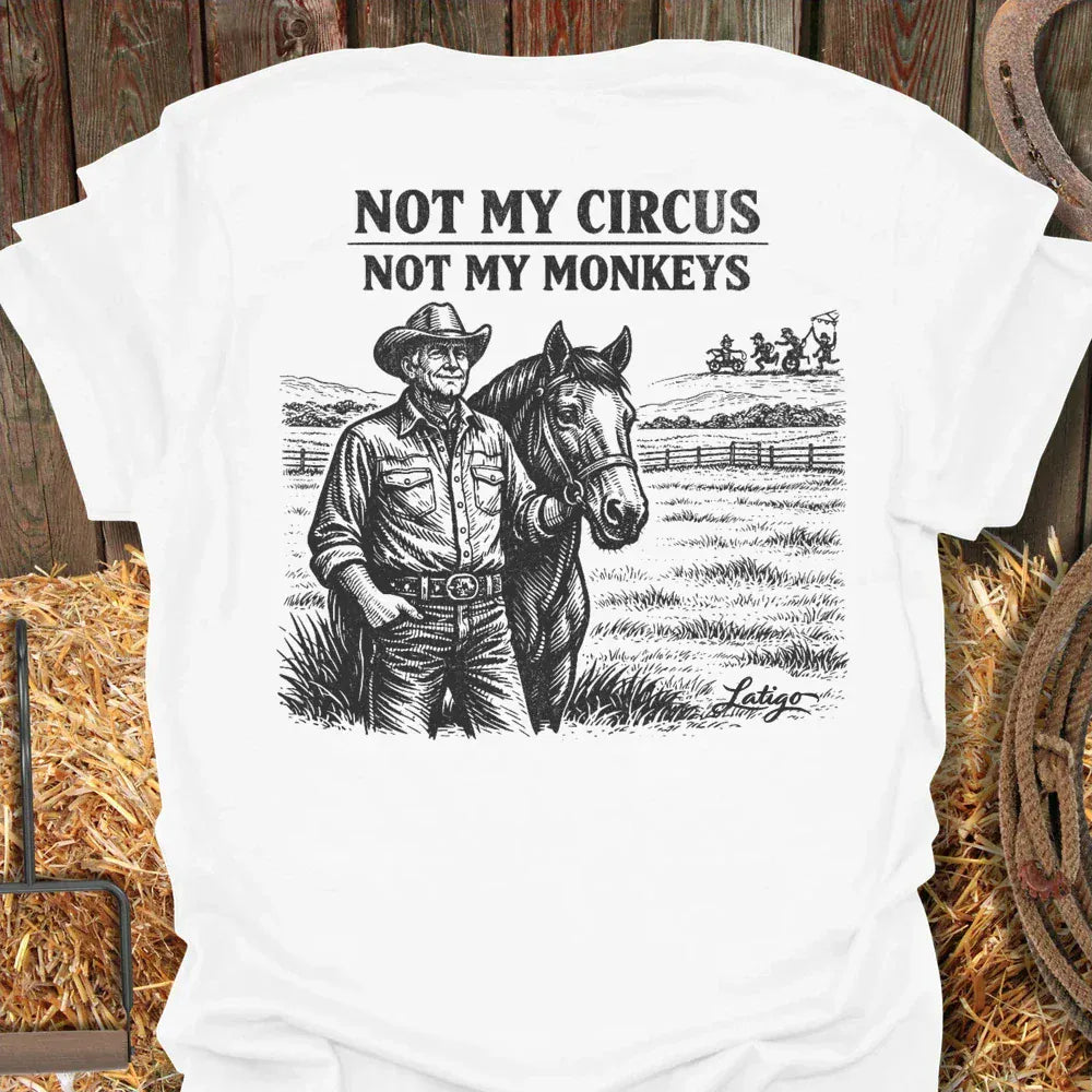 Printify T-Shirt White / S Not My Circus Tee