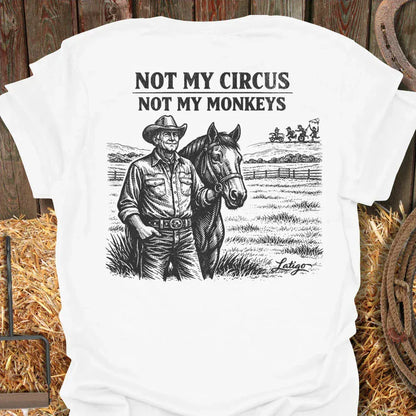 Printify T-Shirt White / S Not My Circus Tee