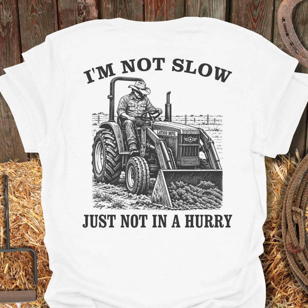 Printify T-Shirt White / S Not Slow Tee