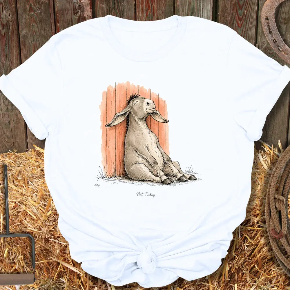 Printify T-Shirt White / S Not Today Tee