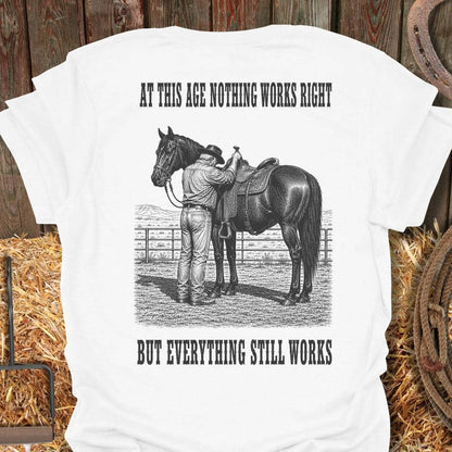 Printify T-Shirt White / S Nothing Works Tee