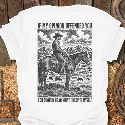 Printify T-Shirt White / S Offended You Tee