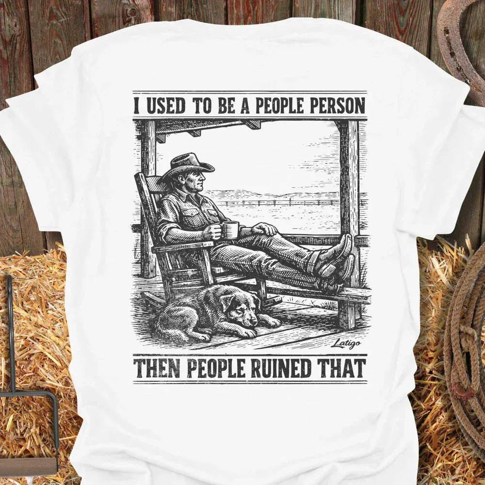 Printify T-Shirt White / S People Person Tee