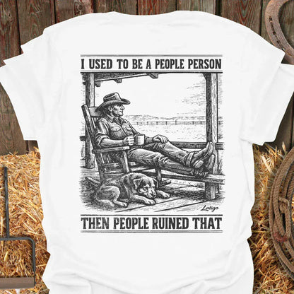 Printify T-Shirt White / S People Person Tee