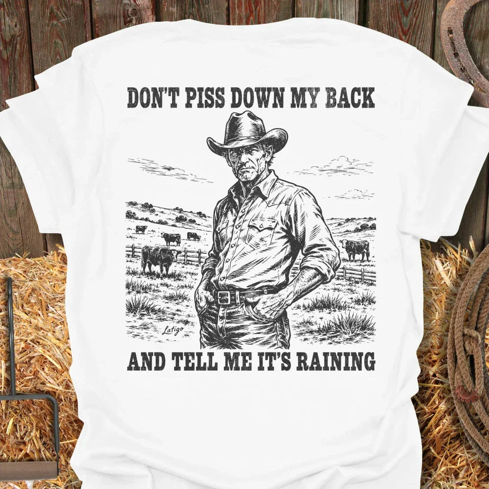 Printify T-Shirt White / S Piss Tee