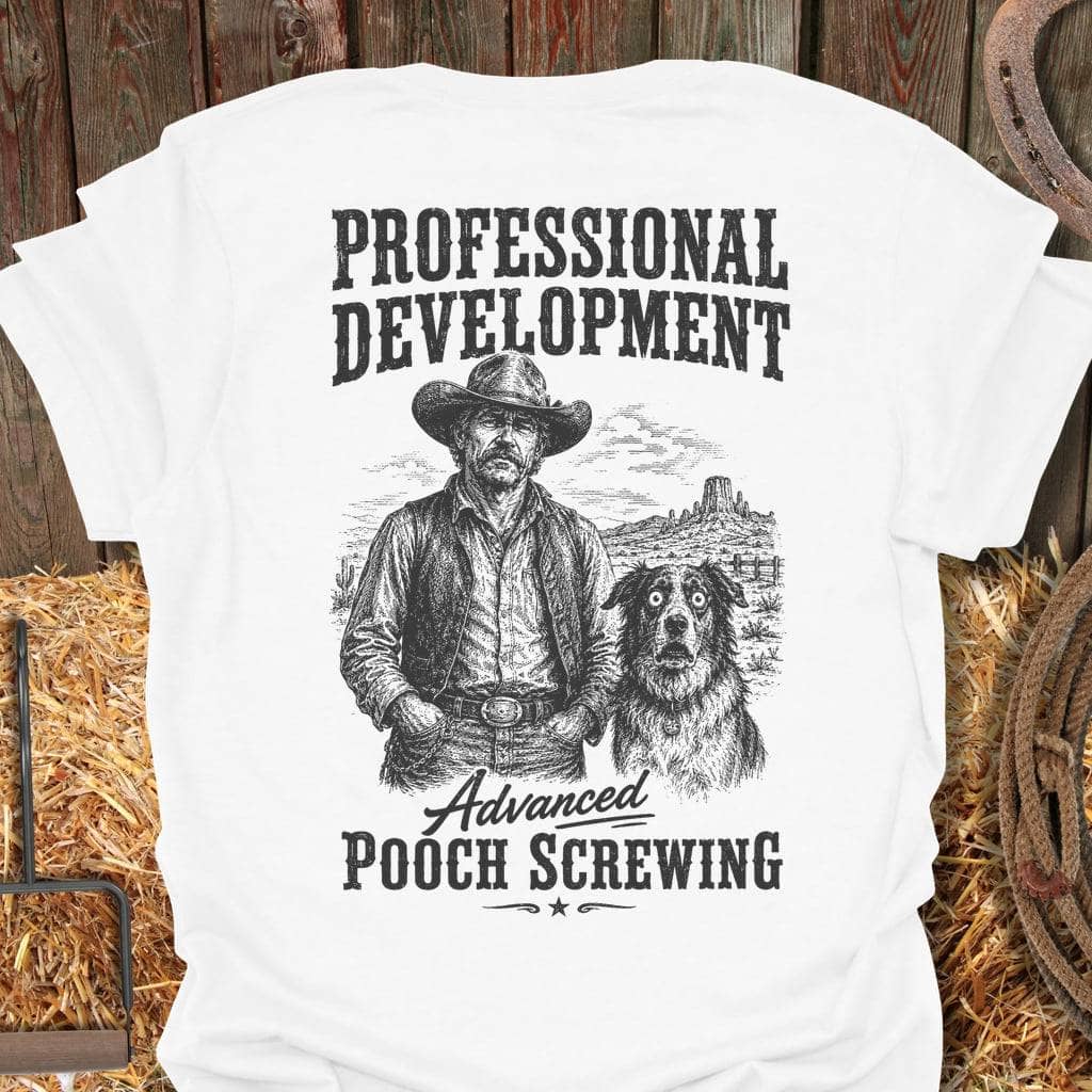 Printify T-Shirt White / S Pooch Screwing Tee