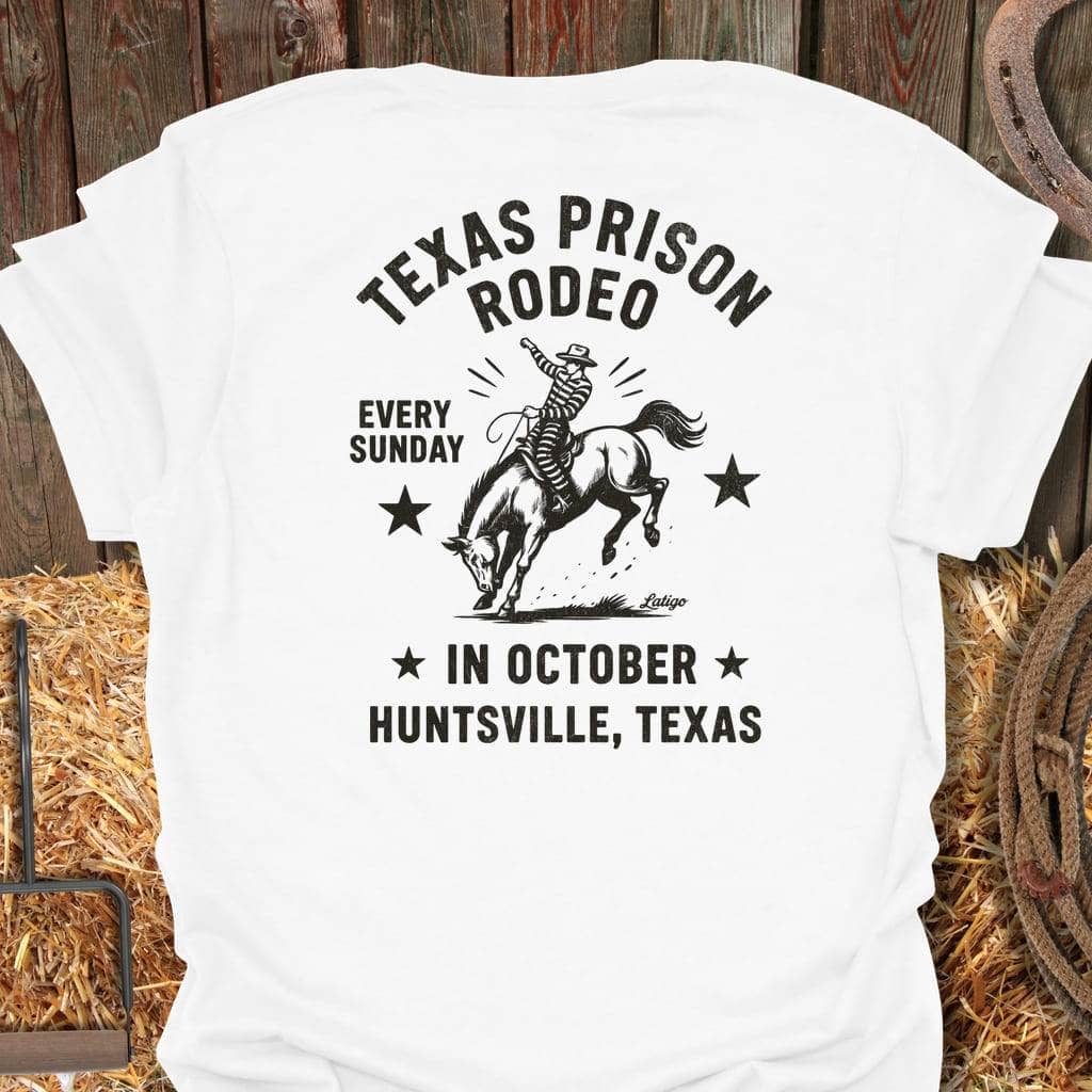 Printify T-Shirt White / S Prison Rodeo Participant Tee