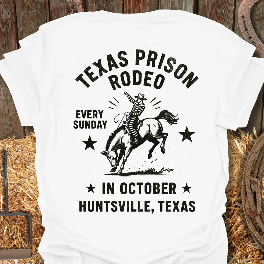 Printify T-Shirt White / S Prison Rodeo Tee