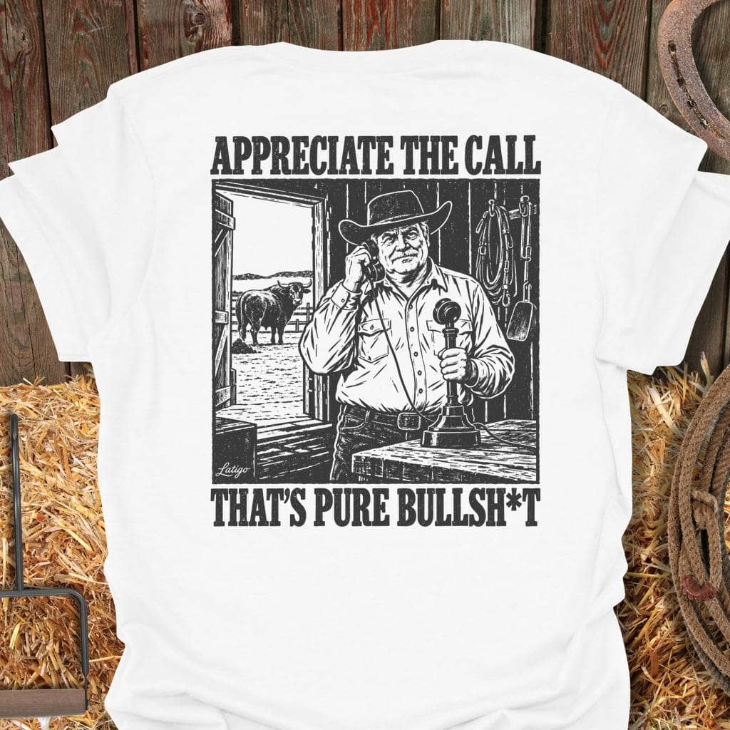Printify T-Shirt White / S Pure Bullsh*T Tee