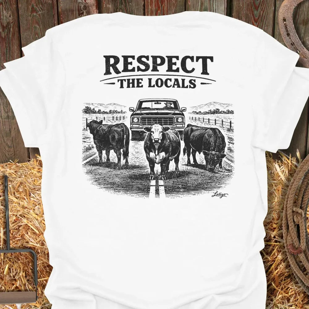 Printify T-Shirt White / S Respect The Locals Tee