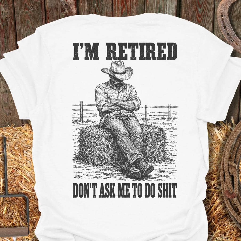 Printify T-Shirt White / S Retired Tee