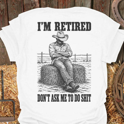 Printify T-Shirt White / S Retired Tee