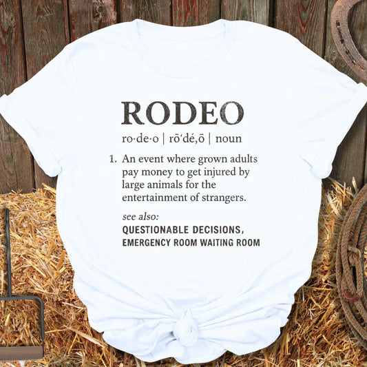 Printify T-Shirt White / S Rodeo Def Tee