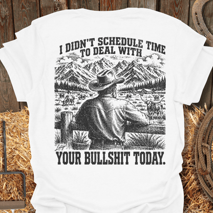 Printify T-Shirt White / S Schedule Tee