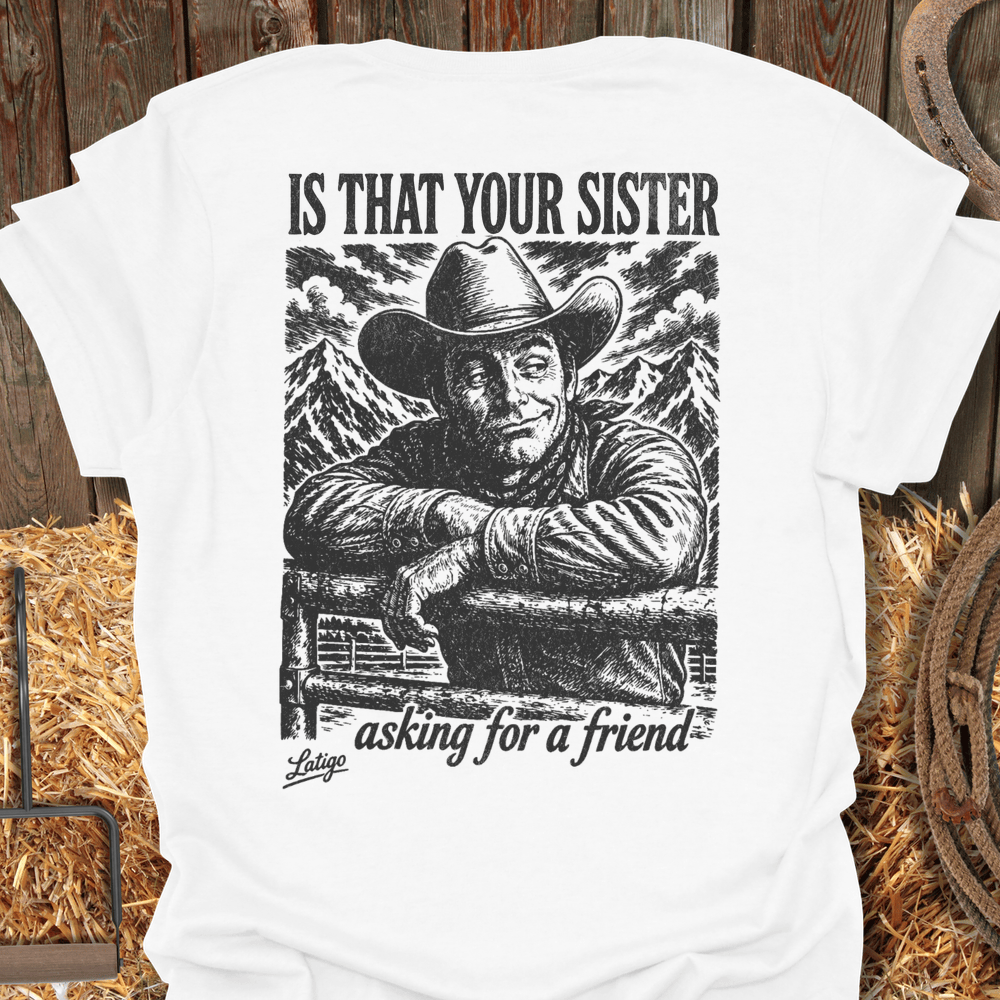 Printify T-Shirt White / S Sister Tee