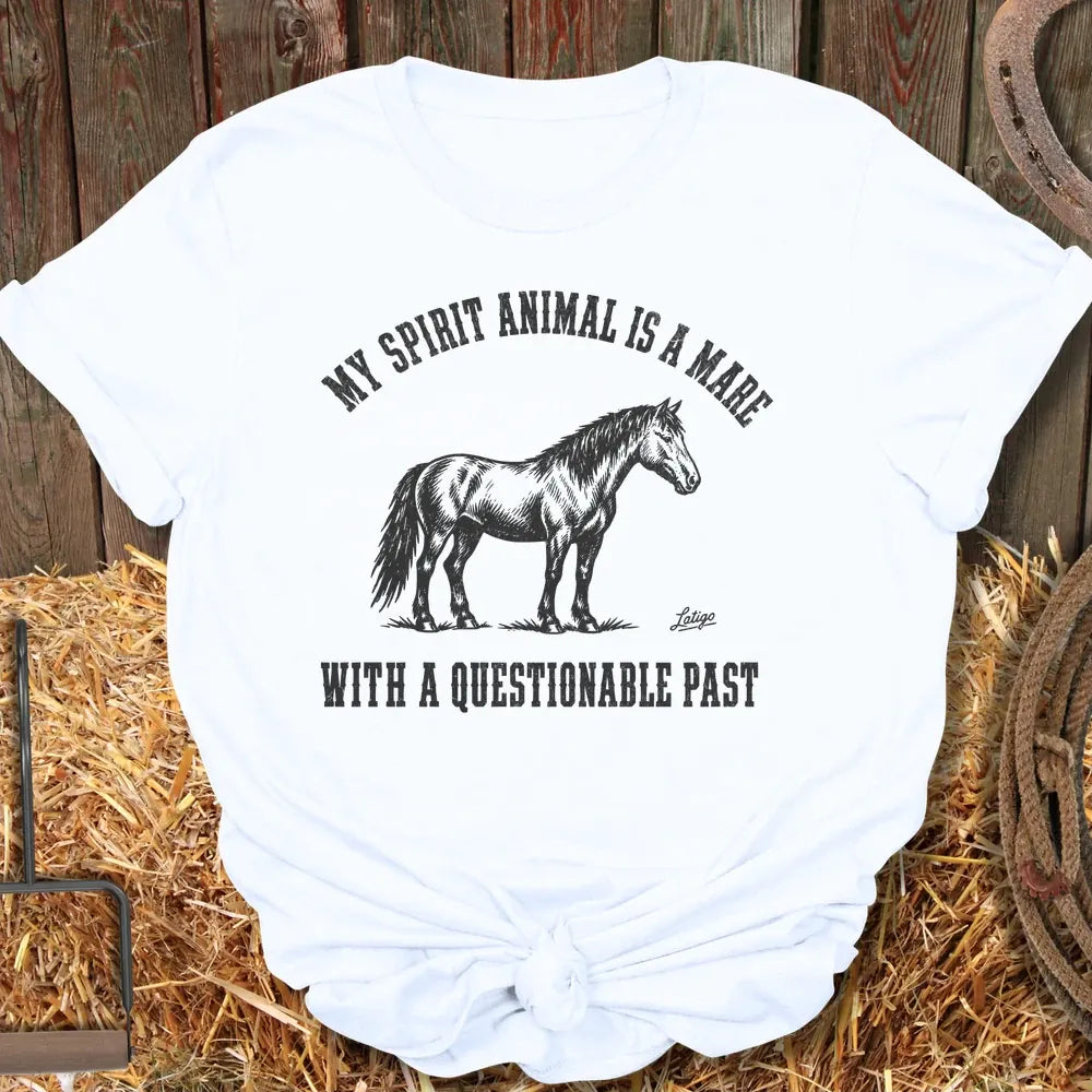 Printify T-Shirt White / S Spirit Animal Mare Tee