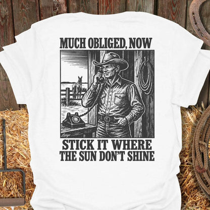 Printify T-Shirt White / S Sun Don't Shine Tee