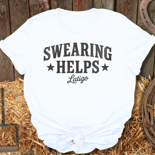 Printify T-Shirt White / S Swearing Tee