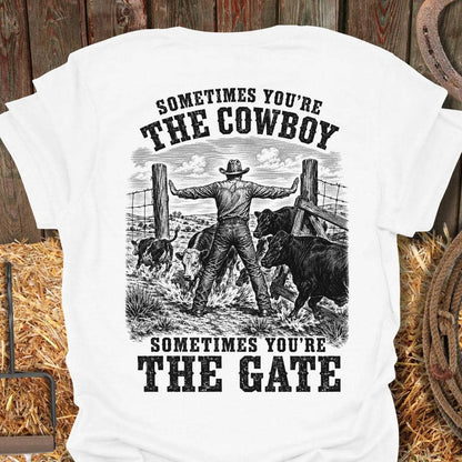 Printify T-Shirt White / S The Gate Tee