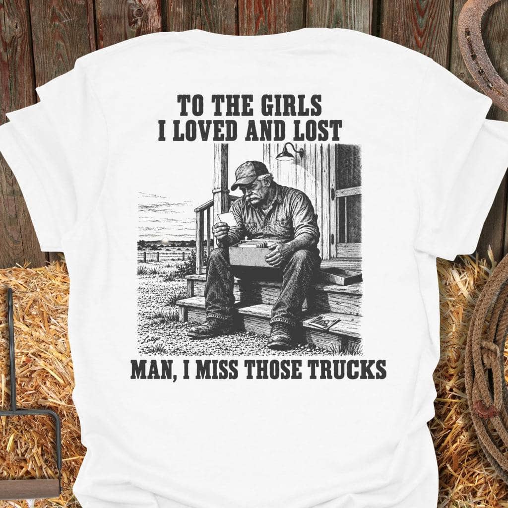 Printify T-Shirt White / S Those Trucks Tee