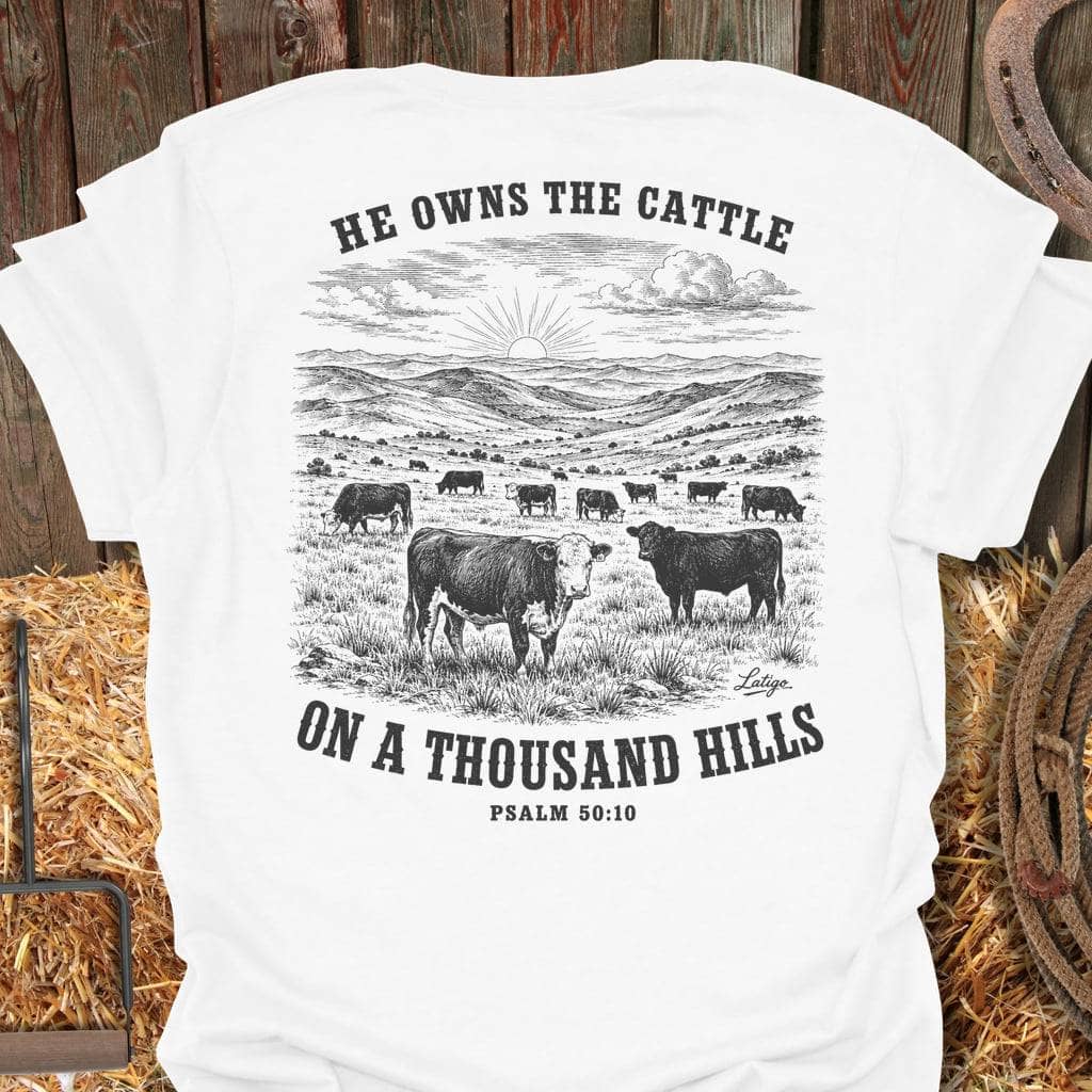 Printify T-Shirt White / S Thousand Hills Tee