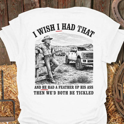 Printify T-Shirt White / S Tickled Tee