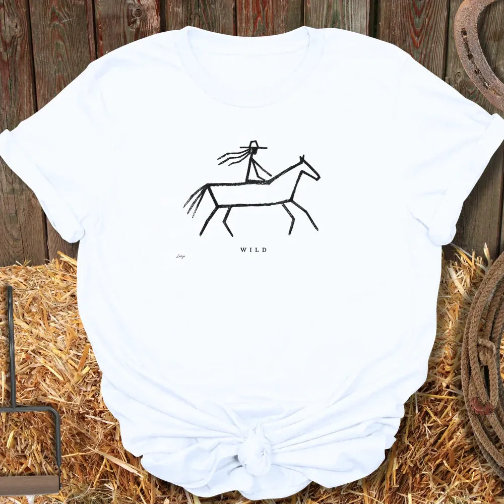 Printify T-Shirt White / S Wild Tee
