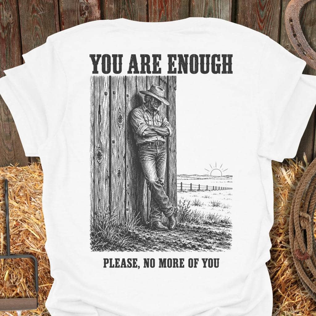 Printify T-Shirt White / S You Are Enough Tee